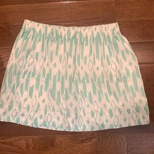 J Crew Aztec print skirt